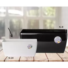 Jardineira Oxford 24 (24X13X10) Preta OKLA na internet