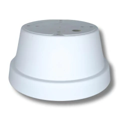 Vaso Cuia Bari Eco (12x6) Cor Branco OKLA - Cultiv.me