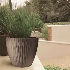 Vaso Infinity Redondo 29 (14L) Cor Areia NUTRIPLAN - loja online