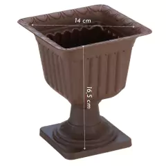 Vaso Taça Quadrado Pequeno (700L) Coffee INJEPLASTEC - comprar online