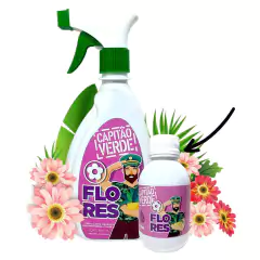 Fertilizante para Flores Concentrado (100ml) CAPITÃO VERDE - comprar online