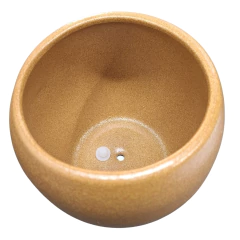 Imagem do Vaso Cerâmica Esmaltado Intense (12) Cor Terracota BURGUINA