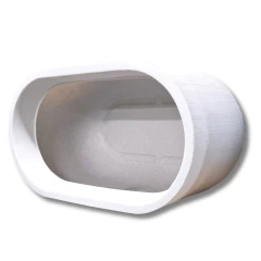 Vaso Floreira Fringe 66 (54L) Off-White JAPI - Cultiv.me