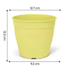 Vaso Aquarela com Prato 2,5 (1L) Amarelo NUTRIPLAN na internet