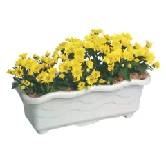 Jardineira Plástica Média (3,5L) Cor Mármore INJEPLASTEC - comprar online