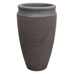 Vaso Antique Cilíndrico 44 (70L) Preto Ardósia JAPI