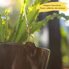 Cabo Aço Vasos 65cm c/3 Pontas (Suporta até 25kg) NUTRIPLAN - loja online