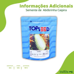 Sementes de Abobrinha Caipira (100G) TOPSEED - comprar online