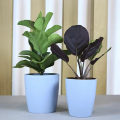 Vaso Cachepot Orquídea (12x15) Areia Vintage VASART - Cultiv.me