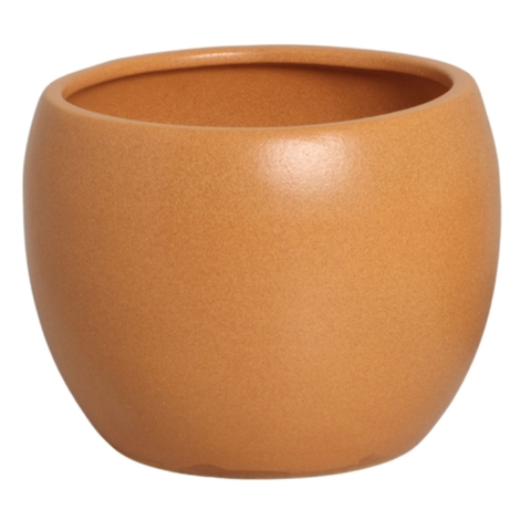 Vaso Cerâmica Esmaltado Intense (12) Cor Terracota BURGUINA