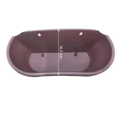 Jardineira Gruda 40 (40X17X16) Cor Tabaco OKLA na internet