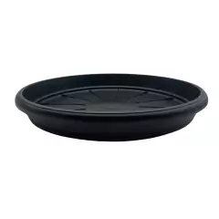 Prato para Vaso Redondo (10) Preto NUTRIPLAN