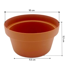 Imagem do Vaso Cuia Bari (10X5) Cor Terracota OKLA