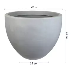 Vaso Paranoá (47x38) Antique Cimento VASART - comprar online