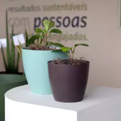 Vaso Cachepot Bagé (12x11 cm) Verde Vintage VASART - loja online