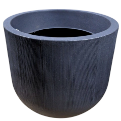 Vaso Fringe Cilíndrico 36 (20L) Cor Chumbo JAPI - loja online