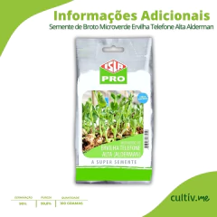 Semente Microverde Ervilha Telefone Alta Alderman(100g) ISLA - comprar online
