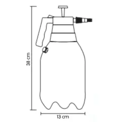 Pulverizador Manual Bomba e Válvula de Pressão (2L) PALISAD na internet