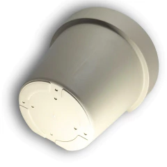 Vaso de Parede Bari (25X21) Cor Cinza Taupe OKLA - loja online