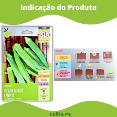 Sementes de Quiabo Híbrido Canindé Super ISLA - Cultiv.me