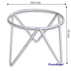 Suporte de Mesa Tripé para Vaso 14 Branco - JC JARDIM na internet