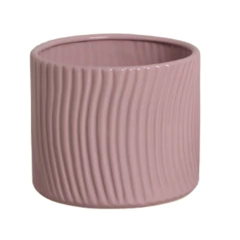 Vaso de Cerâmica Linha Mar (12) Lilás BURGUINA