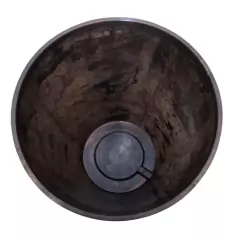 Vaso Redondo Stone (150mm) Café Marmorizado INJEPLASTEC na internet