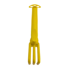Ancinho De Plástico Para Jardim (Amarelo) Okla