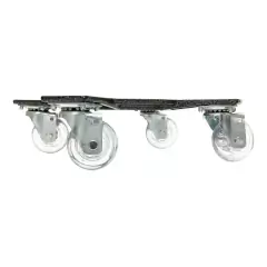 Suporte Alum. Invisível 35cm c/04 Rodas até 160kg TECH PLANT - comprar online