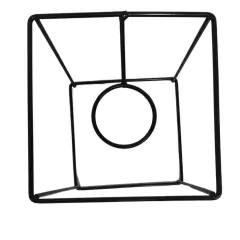 Suporte Cubo M para Kokedama (20X15X15) Preto JC JARDIM na internet