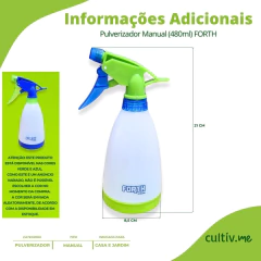Pulverizador Manual (480ml) FORTH - comprar online