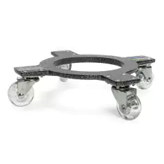 Suporte Alum. Invisível 35cm c/04 Rodas até 160kg TECH PLANT