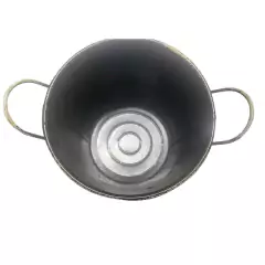 Vaso Cachepô Decorativo em Lata com Alça (Flor ) TOP GARDEN na internet