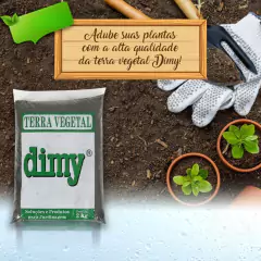 Substrato Terra Vegetal Turfada (2kg) DIMY - Cultiv.me