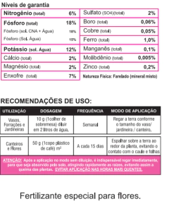 Fertilizante Para Flores (3Kg) FORTH - comprar online