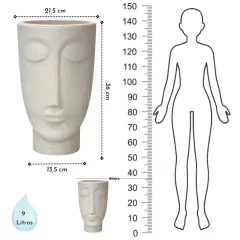 Kit Vaso Face Mulher 25+Vaso Face Homem 36 Cimento NUTRIPLAN