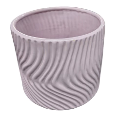 Vaso de Cerâmica Linha Mar (15) Lilás BURGUINA - Cultiv.me