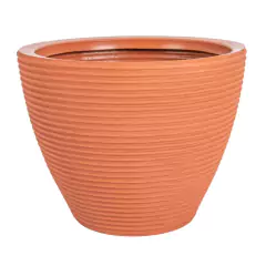 Vaso Cone Baixo Riscato 28 (18,5L) Cor Terracota VASAP - comprar online