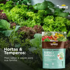 Fertilizante Orgânico para Hortas e Temperos (330g) MR.SPIKE - Cultiv.me