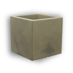 Vaso Cubo (20x20) Cor Antique Camurça VASART na internet