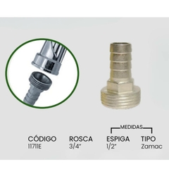 Bico do Esguicho de (1/2pol.) em Zamac GARDEN - comprar online