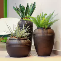 Vaso Persa Redondo 62 (76,1L) Cor Cerâmica NUTRIPLAN