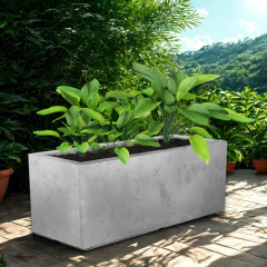 Imagem do Vaso Floreira Urbe 88 (51L) Cimento Queimado JAPI