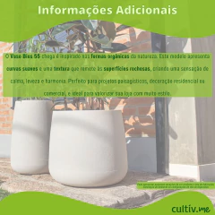 Vaso Bios 55 (89L) Cor Off-White JAPI - loja online