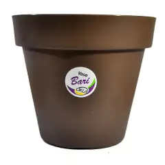 Vaso Redondo Bari ECO (15X13) Cor Tabaco OKLA - comprar online