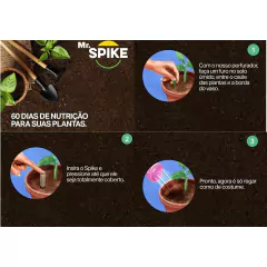 Fertilizante Orgânico para Orquídeas (330g) MR.SPIKE - loja online