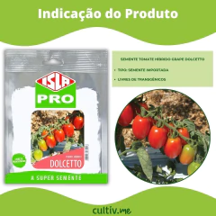 Semente Tomate Híbrido Grape Dolcetto (20 Sementes) ISLA - loja online
