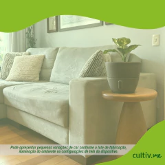 Vaso Cone Vietnamita (22x24) Cor Marrom Absoluto BROTA - Cultiv.me