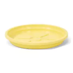 Vaso Aquarela com Prato 2,5 (1L) Amarelo NUTRIPLAN - Cultiv.me