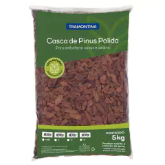 Casca de Pinus Polida P (5kg) TRAMONTINA